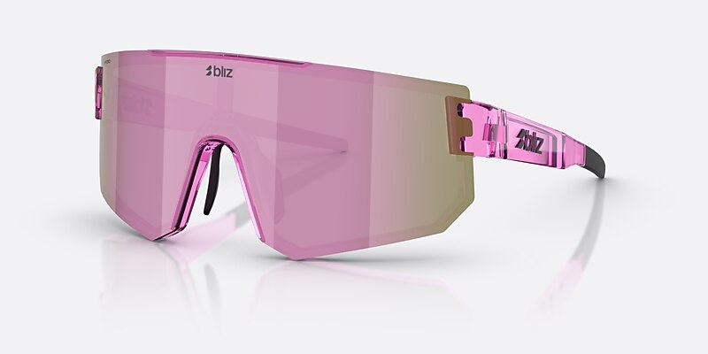 Sunglasses Bliz P005 XL (0-135) with Brown/Rose Multicolor lens and Transparent Pink frame Image 1 of 6