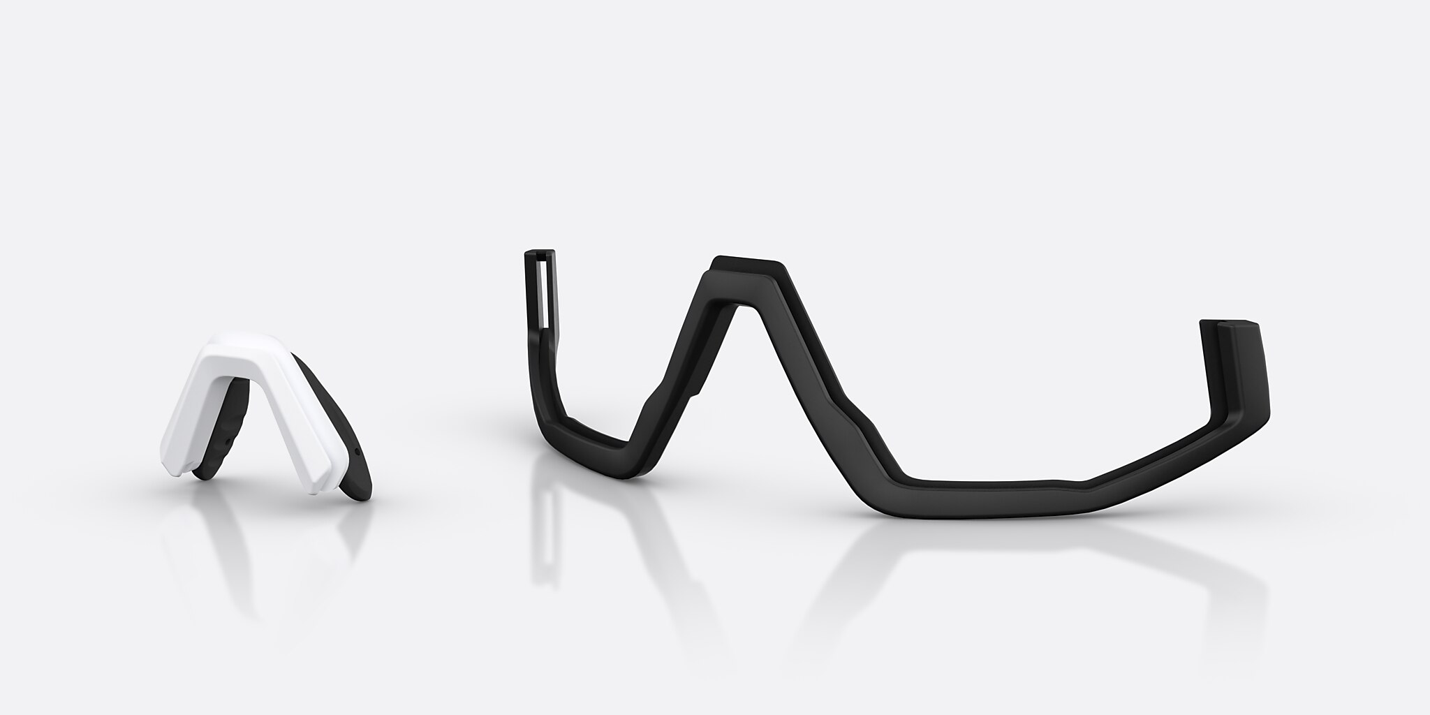 Sunglasses Bliz Fusion S (0-133) with Smoke/Blue Multicolor lens and Matte White frame Image 6 of 7