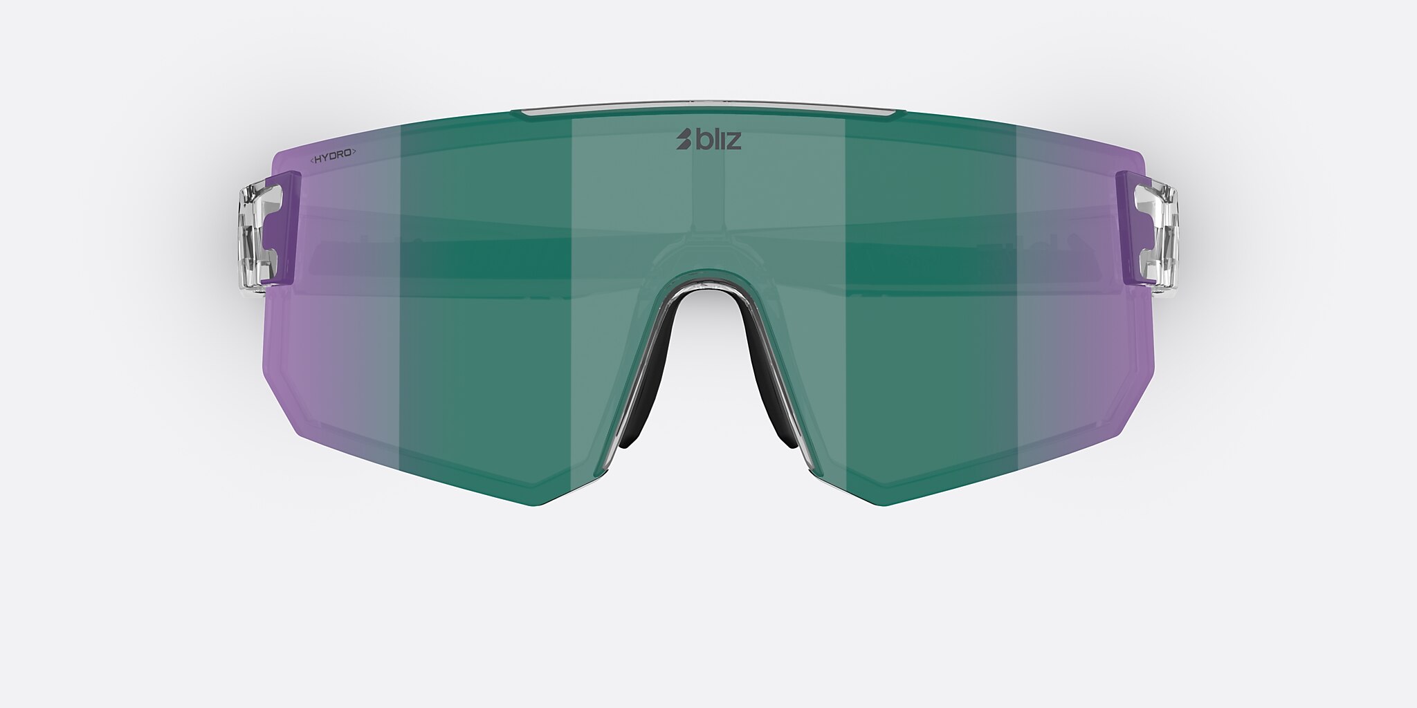 Sunglasses Bliz P005 XXL (0-139) with Green/Green Multicolor lens and Crystal Black frame Image 5 of 6