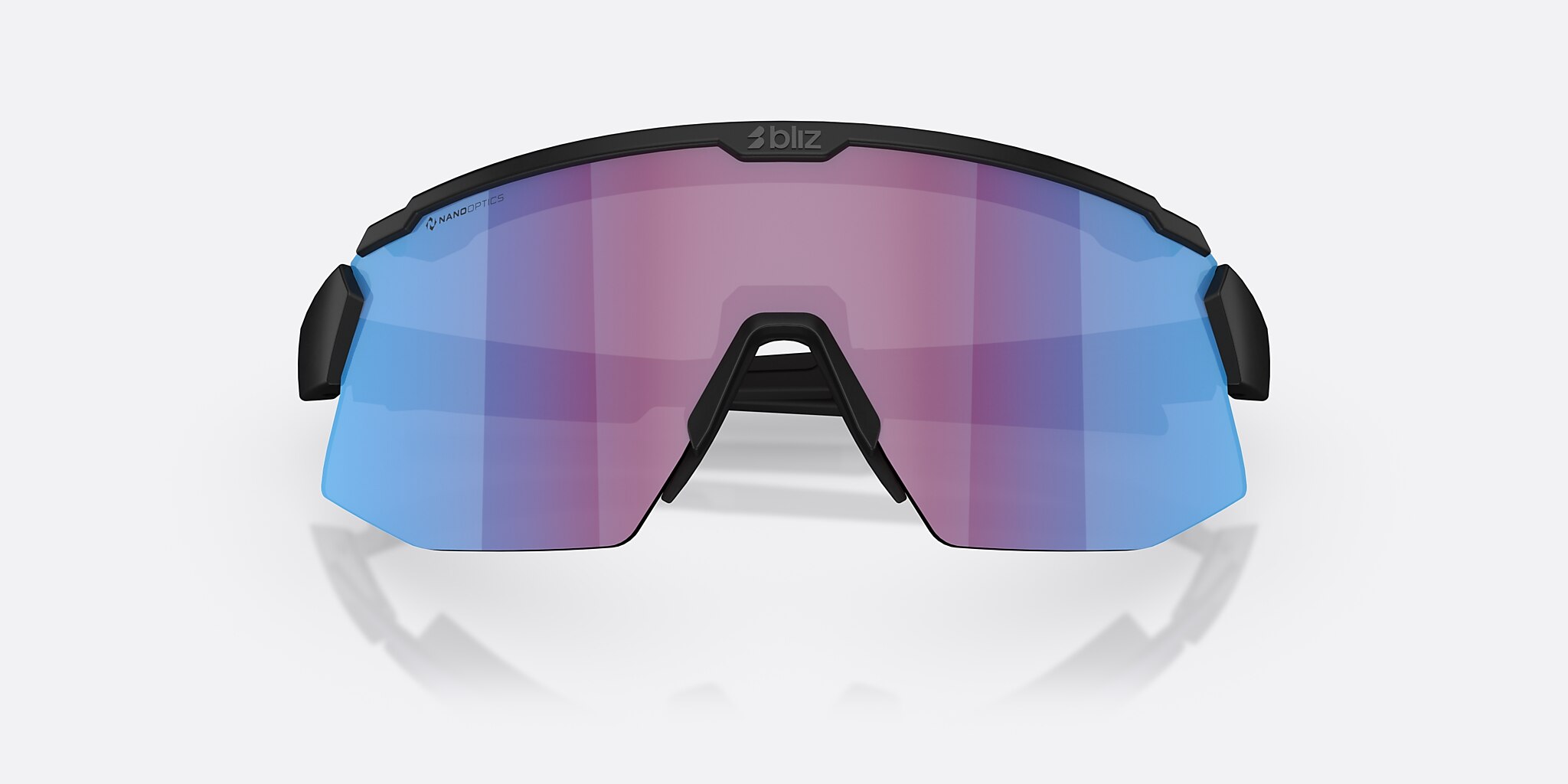 Sunglasses Bliz Breeze XL (0-141) with Rose Violet Blue lens and Black frame Image 5 of 7