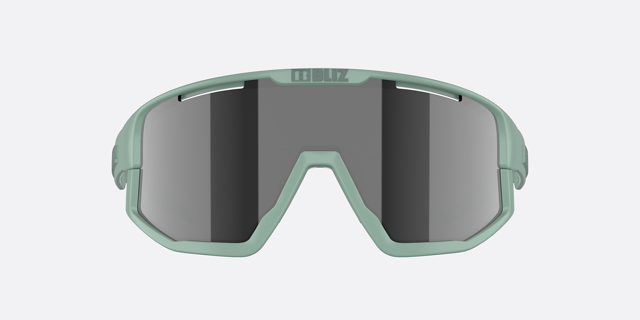 Sunglasses Bliz Fusion S (0-133) with Smoke Mirror Silver lens and Matte Green frame Image 2 of 5 Sunglasses Bliz Fusion S (0-133) with Smoke Mirror Silver lens and Matte Green frame Image 2 of 5