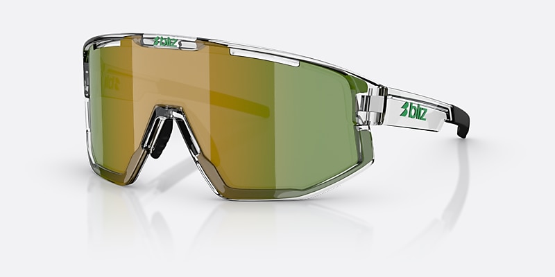 Sunglasses Bliz Fusion S (0-133) with Green lens and Transparent White frame Image 1 of 5 Sunglasses Bliz Fusion S (0-133) with Green lens and Transparent White frame Image 1 of 5