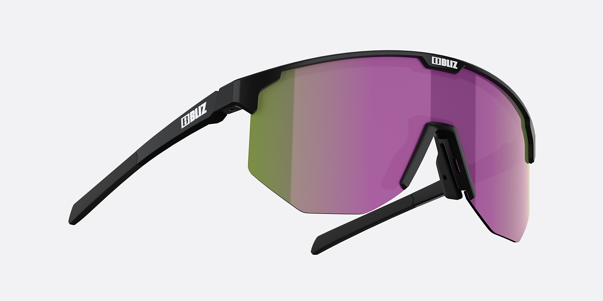 Sunglasses Bliz Hero Small L (0-129) with Brown Purple lens and Black frame Image 5 of 5 Sunglasses Bliz Hero Small L (0-129) with Brown Purple lens and Black frame Image 5 of 5