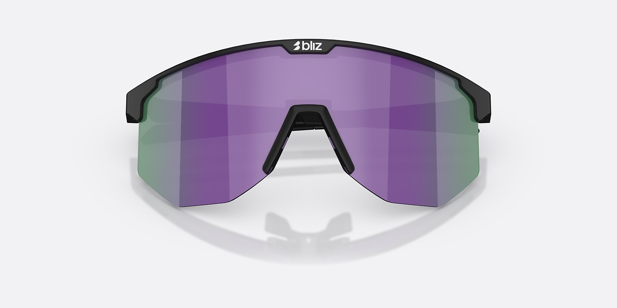 Sunglasses Bliz Hero Small L (0-129) with Brown Purple lens and Black frame Image 5 of 6