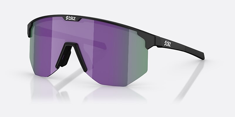 Sunglasses Bliz Hero Small L (0-129) with Brown Purple lens and Black frame Image 1 of 6
