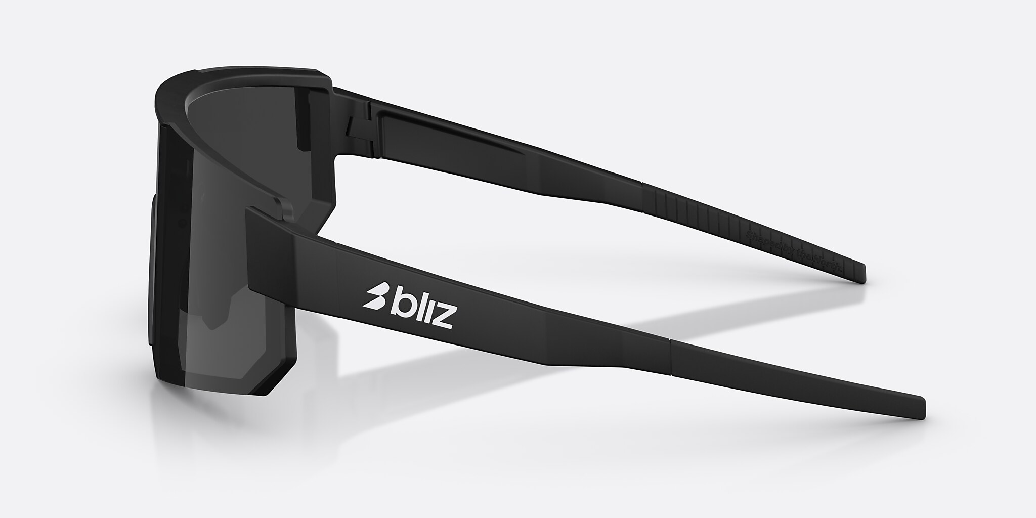 Sunglasses Bliz P005 XXL (0-139) with Smoke lens and Matte Black frame Image 3 of 6