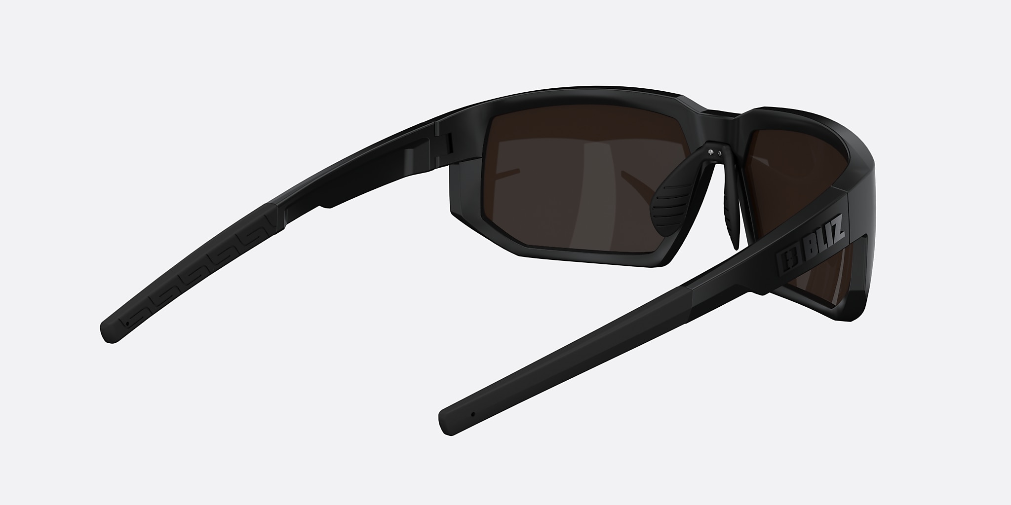 Sunglasses Bliz Arrow L (63-15) with Brown Blue lens and Black frame Image 4 of 5 Sunglasses Bliz Arrow L (63-15) with Brown Blue lens and Black frame Image 4 of 5