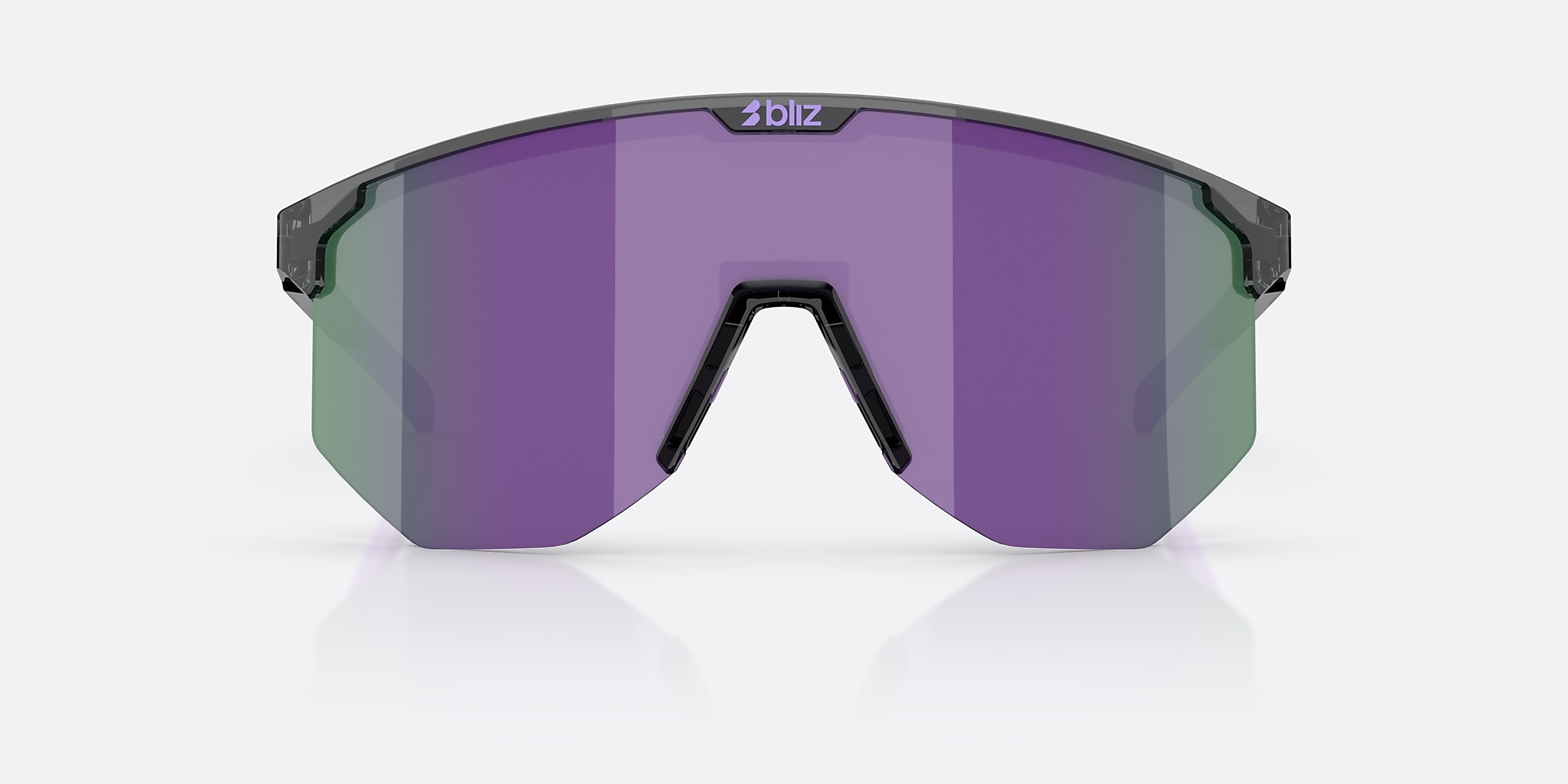 Sunglasses Bliz Hero Small L (0-129) with Purple lens and Crystal Black frame Image 2 of 5 Sunglasses Bliz Hero Small L (0-129) with Purple lens and Crystal Black frame Image 2 of 5