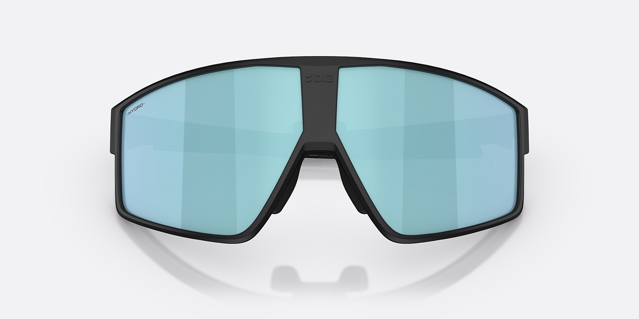 Sunglasses Bliz P002 L (69-09) with Smoke/Ice Blue lens and Matte Black frame Image 5 of 5 Sunglasses Bliz P002 L (69-09) with Smoke/Ice Blue lens and Matte Black frame Image 5 of 5