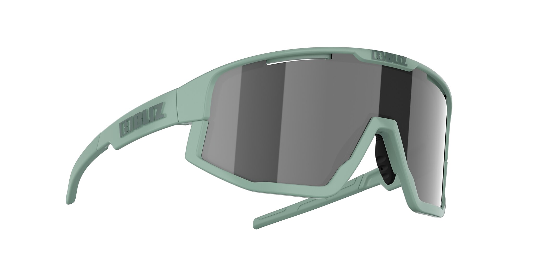 Fusion Small Sunglasses Smoke Mirror Silver | Bliz Eyewear®