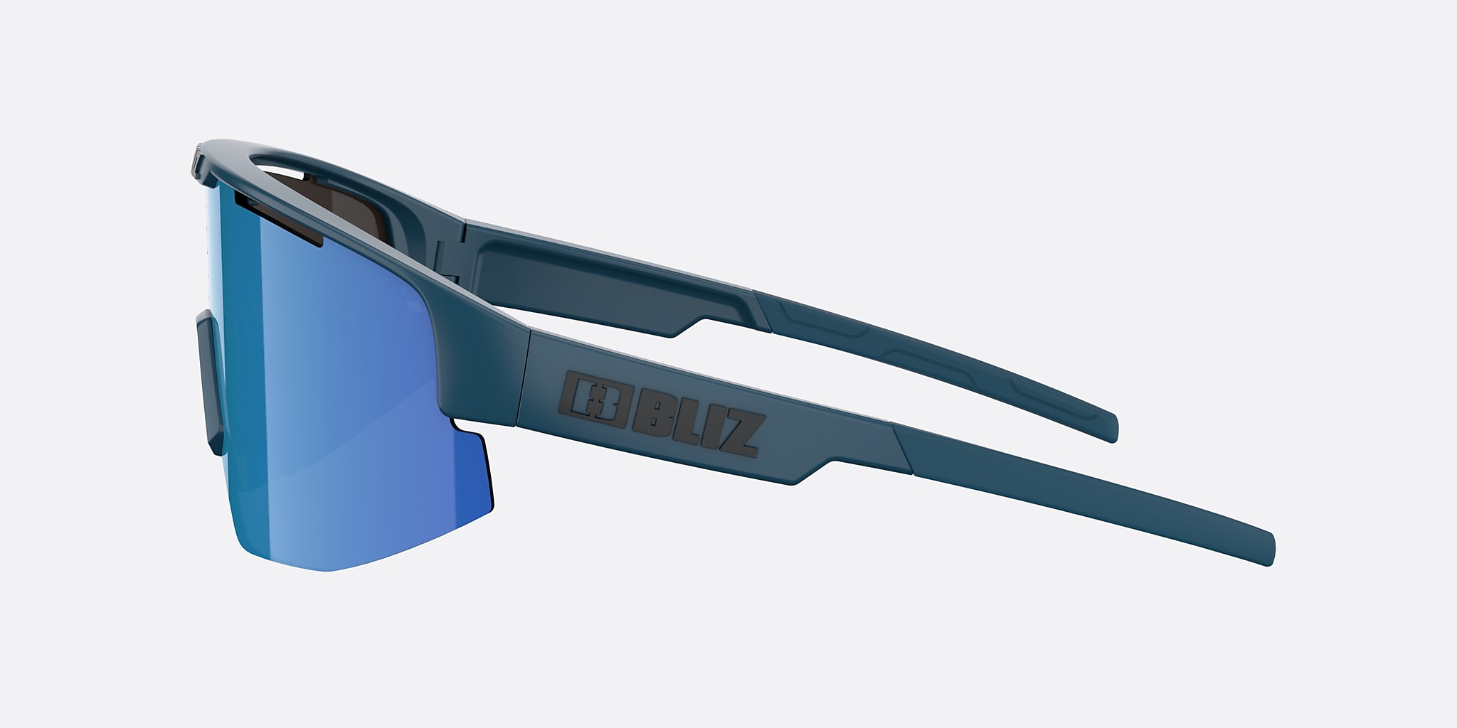 Sunglasses Bliz Matrix S (0-133) with Brown Mirror Blue lens and Matte Blue frame Image 3 of 5 Sunglasses Bliz Matrix S (0-133) with Brown Mirror Blue lens and Matte Blue frame Image 3 of 5