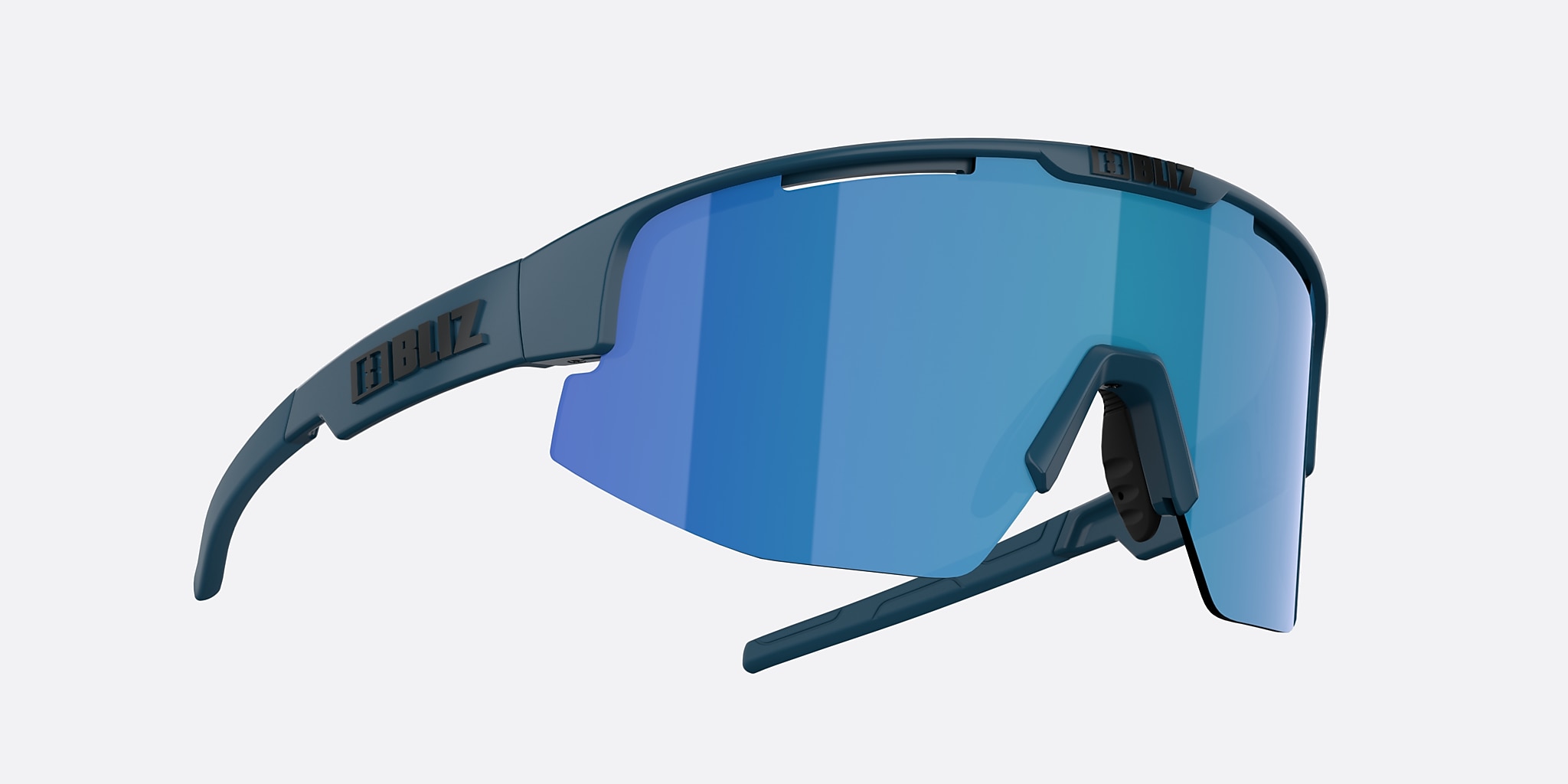 Sunglasses Bliz Matrix S (0-133) with Brown Mirror Blue lens and Matte Blue frame Image 5 of 5 Sunglasses Bliz Matrix S (0-133) with Brown Mirror Blue lens and Matte Blue frame Image 5 of 5