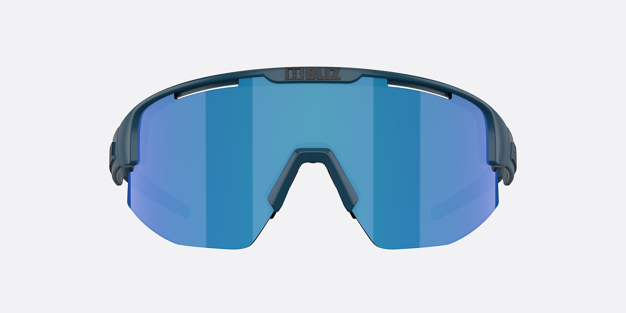 Sunglasses Bliz Matrix S (0-133) with Brown Mirror Blue lens and Matte Blue frame Image 2 of 5 Sunglasses Bliz Matrix S (0-133) with Brown Mirror Blue lens and Matte Blue frame Image 2 of 5