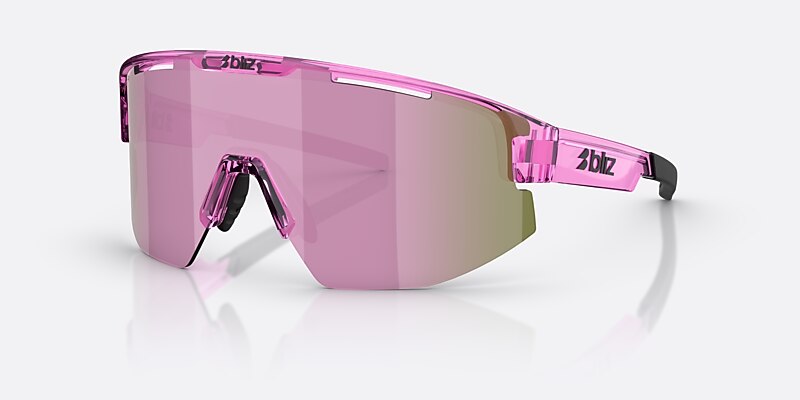Sunglasses Bliz Matrix Small XXS (0-130) with Brown/Rose Multicolor lens and Transparent Pink frame Image 1 of 6