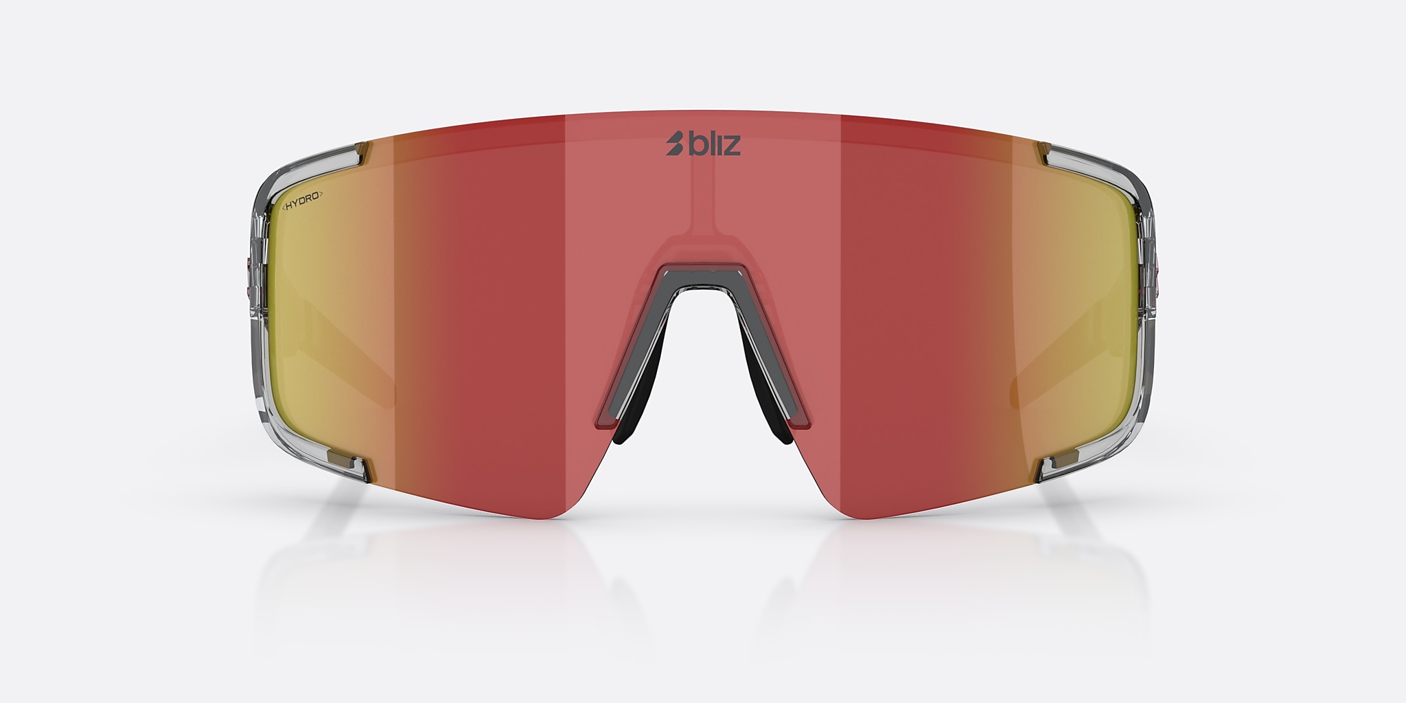 Sunglasses Bliz P003 L (0-136) with Red lens and Transparent Dark Grey frame Image 2 of 5 Sunglasses Bliz P003 L (0-136) with Red lens and Transparent Dark Grey frame Image 2 of 5