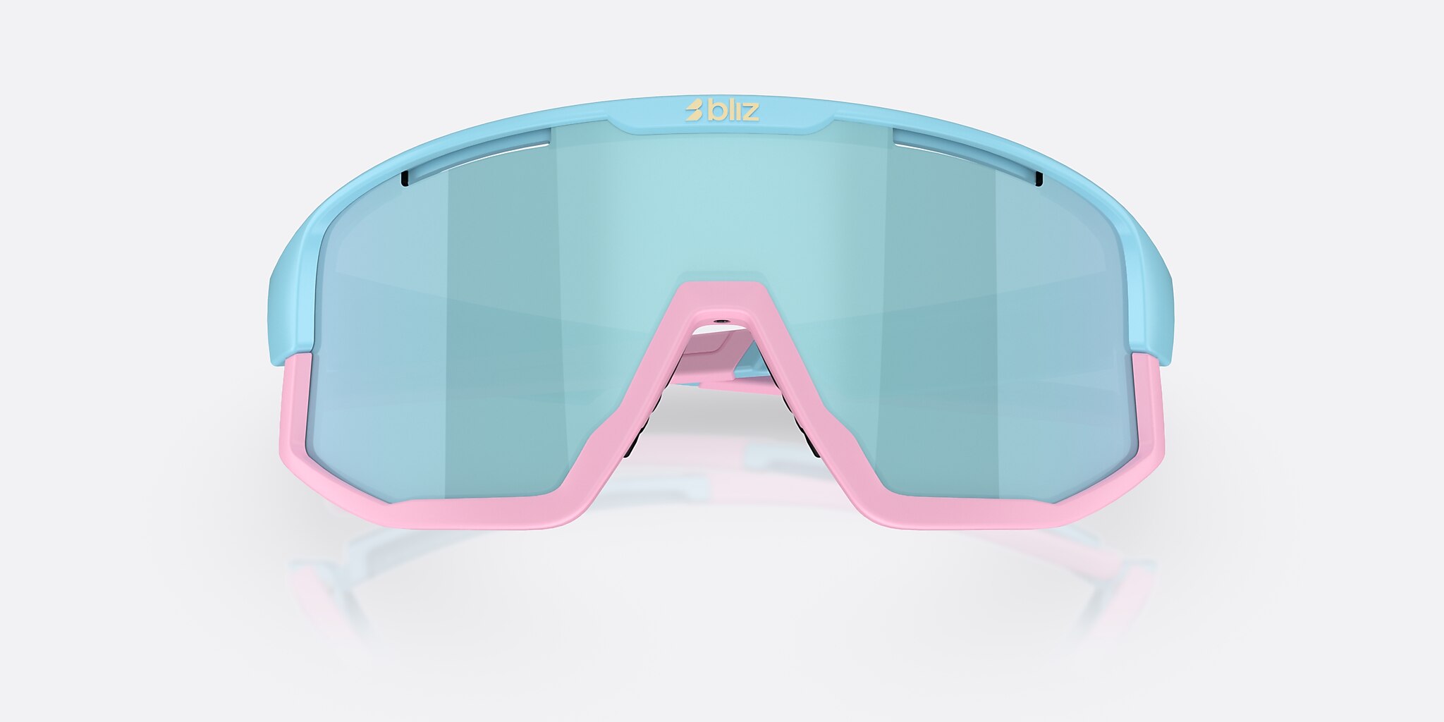 Sunglasses Bliz Fusion Small XXS (0-125) con Azul hielo humo lente y Azul pastel montura Imagen 5 de 6
