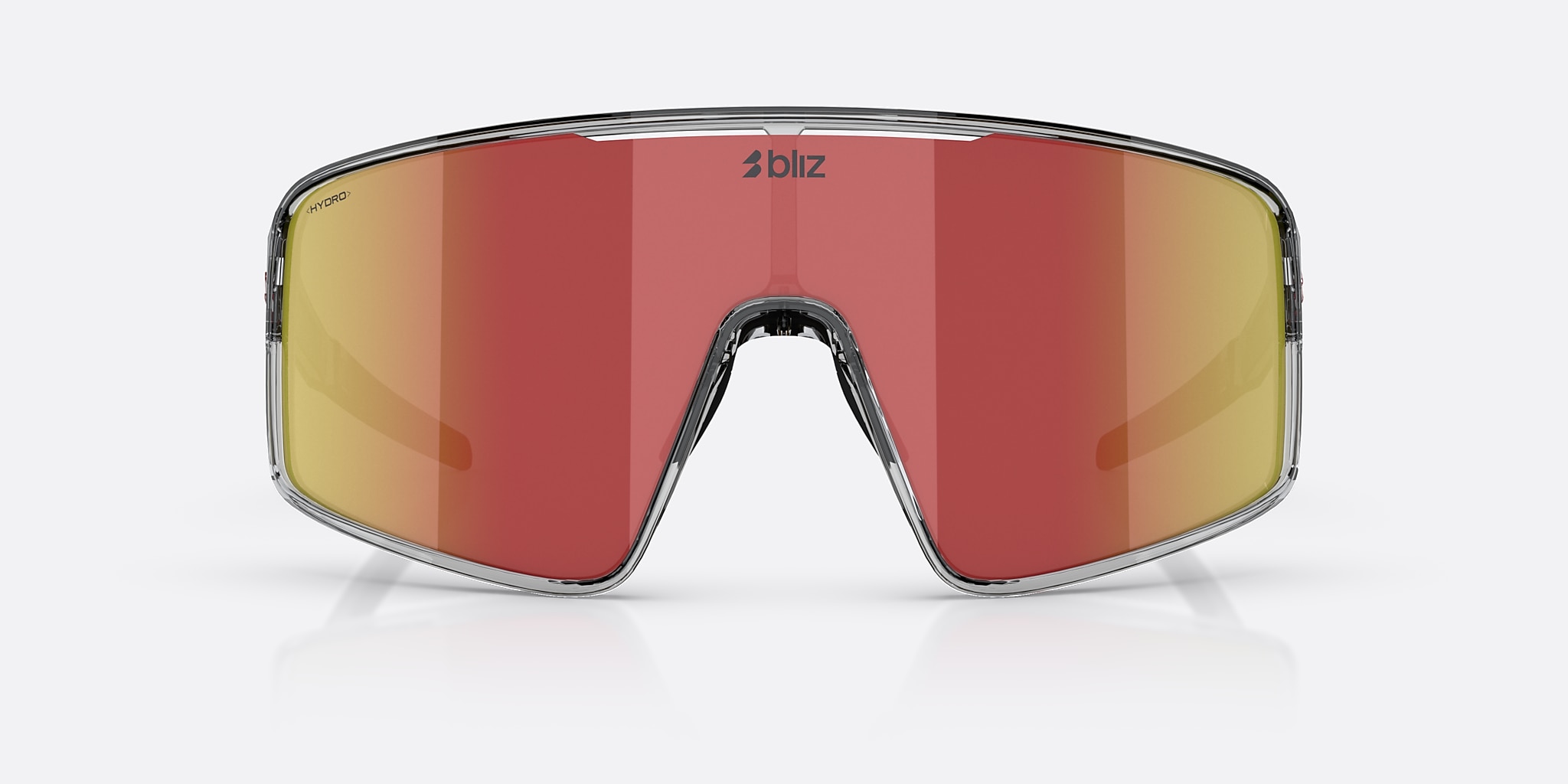 Sunglasses Bliz P001 XL (0-142) with Red lens and Transparent Dark Grey frame Image 2 of 5 Sunglasses Bliz P001 XL (0-142) with Red lens and Transparent Dark Grey frame Image 2 of 5