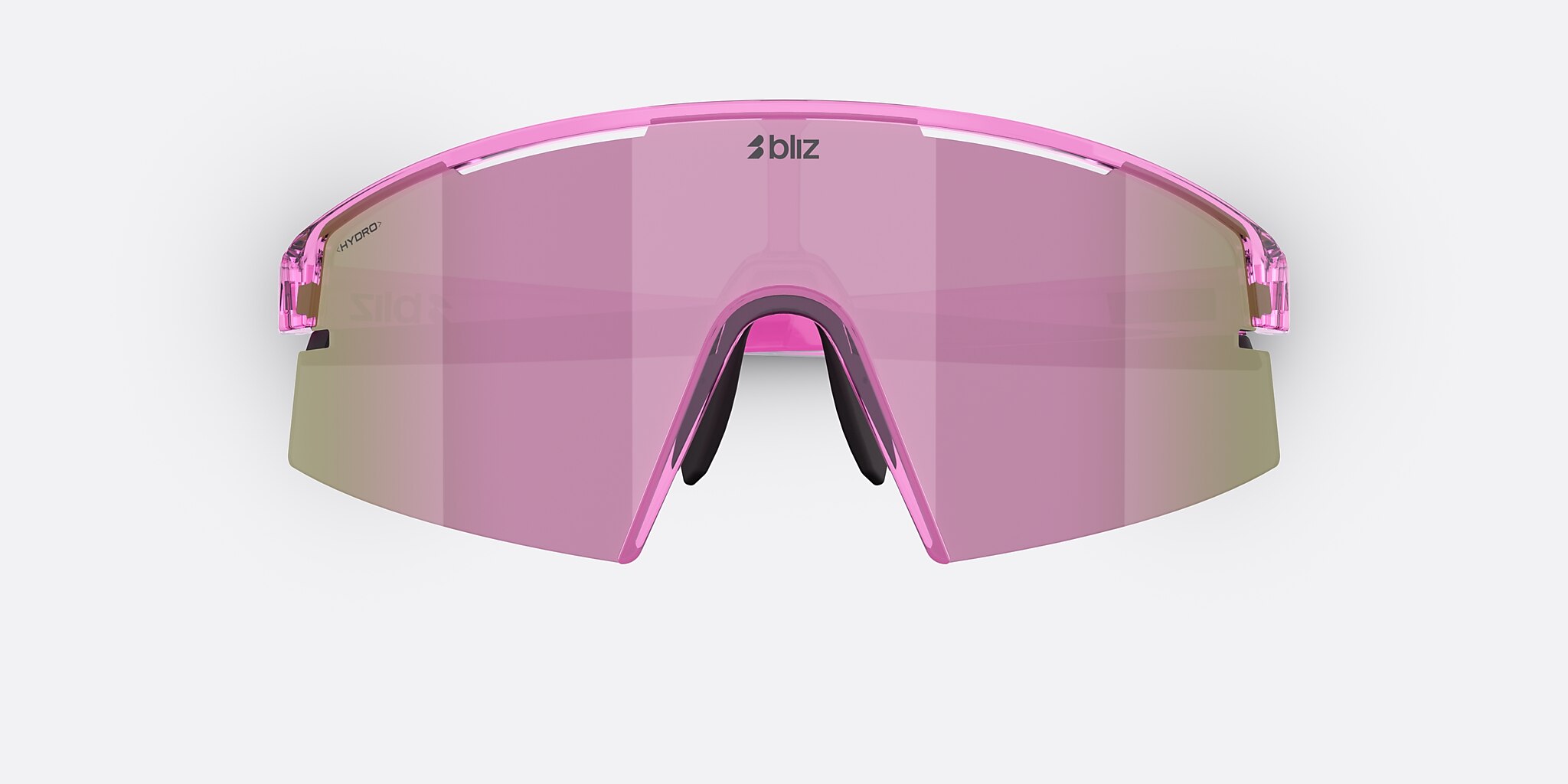 Sunglasses Bliz P006 L (0-136) with Brown/Rose Multicolor lens and Transparent Pink frame Image 5 of 6