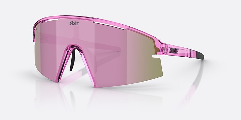 Sunglasses Bliz P006 L (0-136) with Brown/Rose Multicolor lens and Transparent Pink frame Image 1 of 6