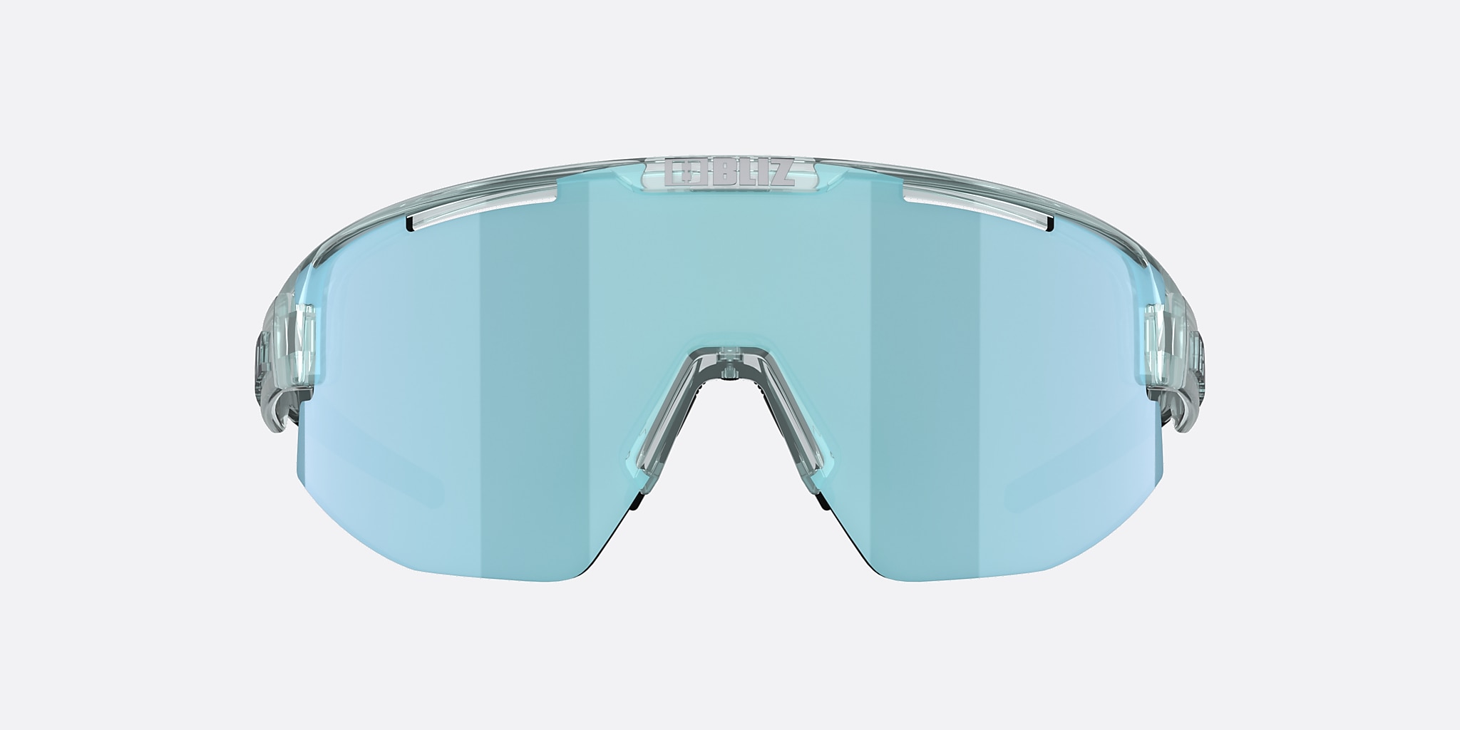 Sunglasses Bliz Matrix S (0-133) with Smoke Ice Blue lens and Transparent Ice Blue frame Image 2 of 5 Sunglasses Bliz Matrix S (0-133) with Smoke Ice Blue lens and Transparent Ice Blue frame Image 2 of 5
