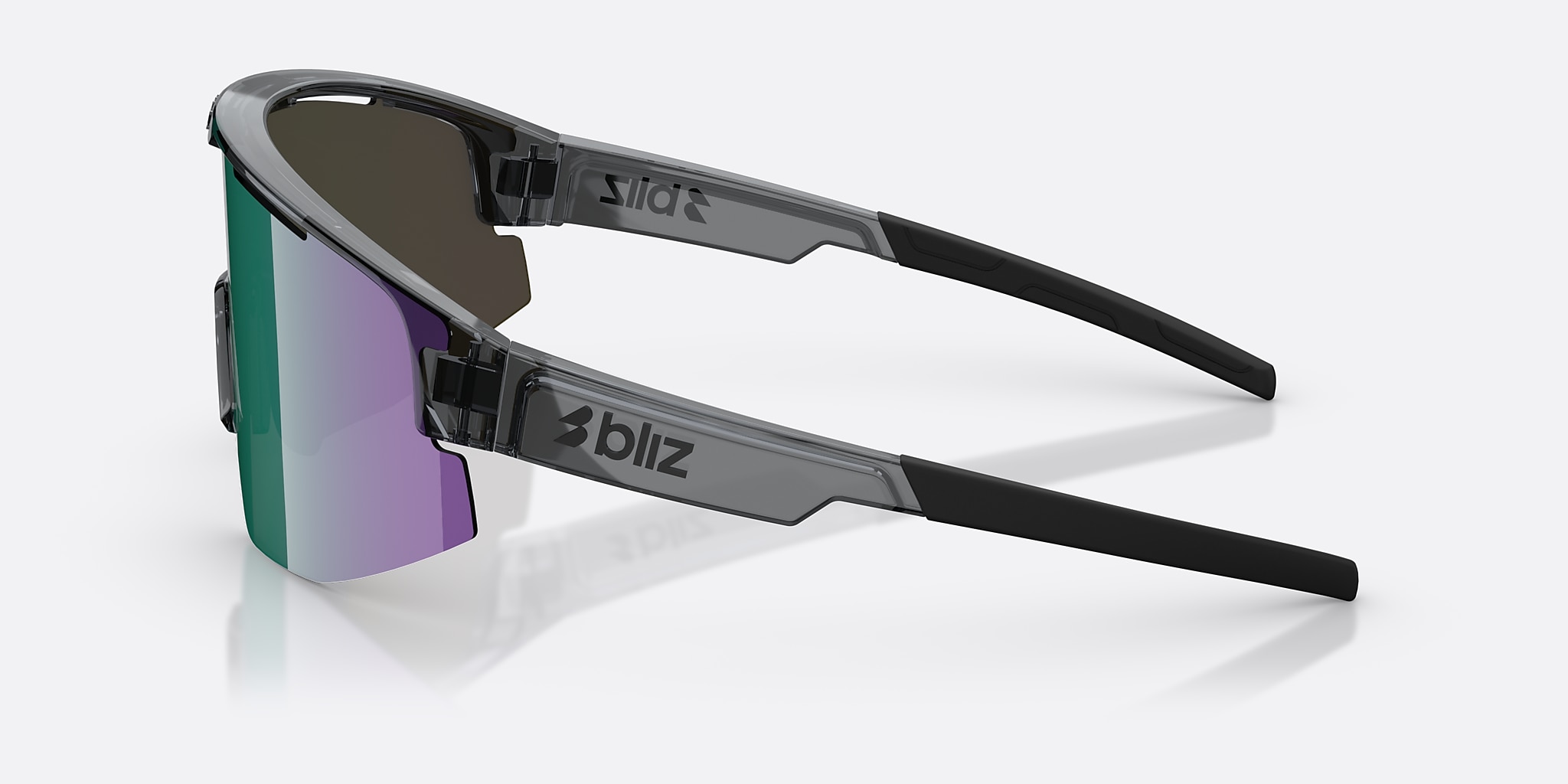 Sunglasses Bliz Matrix S (0-133) with Braun Grün lens and Kristallschwarz frame Image 3 of 6
