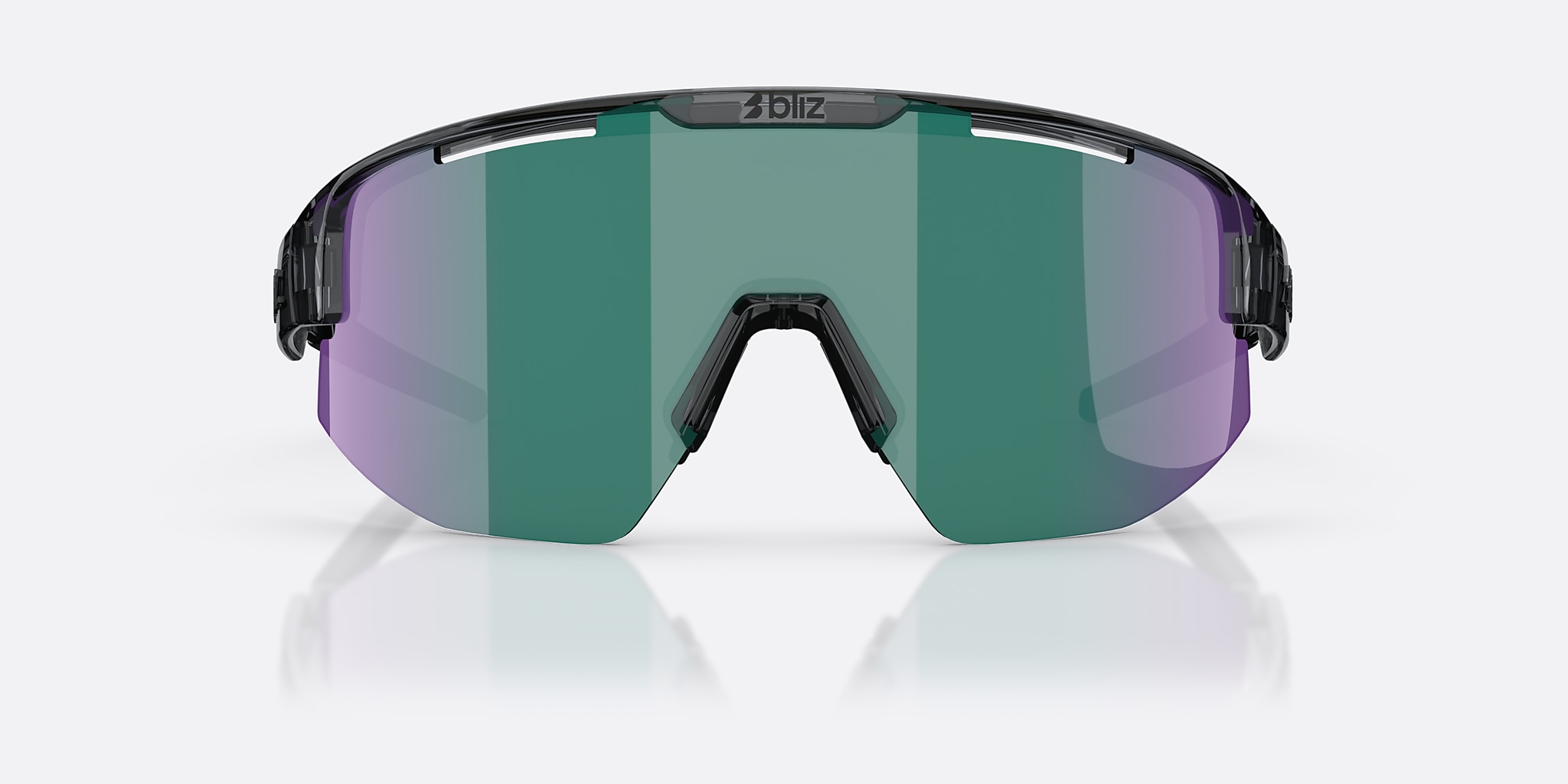 Sunglasses Bliz Matrix S (0-133) with Braun Grün lens and Kristallschwarz frame Image 2 of 6