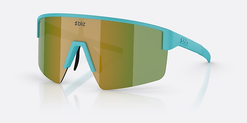 Sunglasses Bliz P004 M (0-133) with Green lens and Matte Turquoise frame Image 1 of 5 Sunglasses Bliz P004 M (0-133) with Green lens and Matte Turquoise frame Image 1 of 5