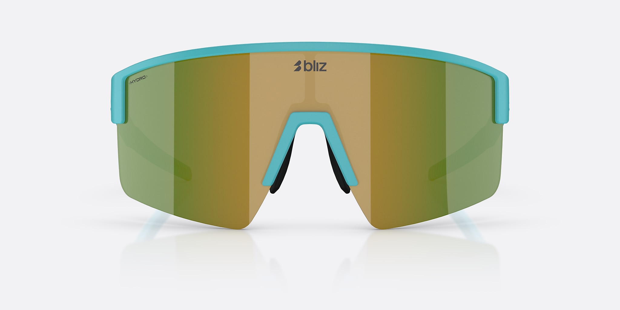 Sunglasses Bliz P004 M (0-133) with Green lens and Matte Turquoise frame Image 2 of 5 Sunglasses Bliz P004 M (0-133) with Green lens and Matte Turquoise frame Image 2 of 5