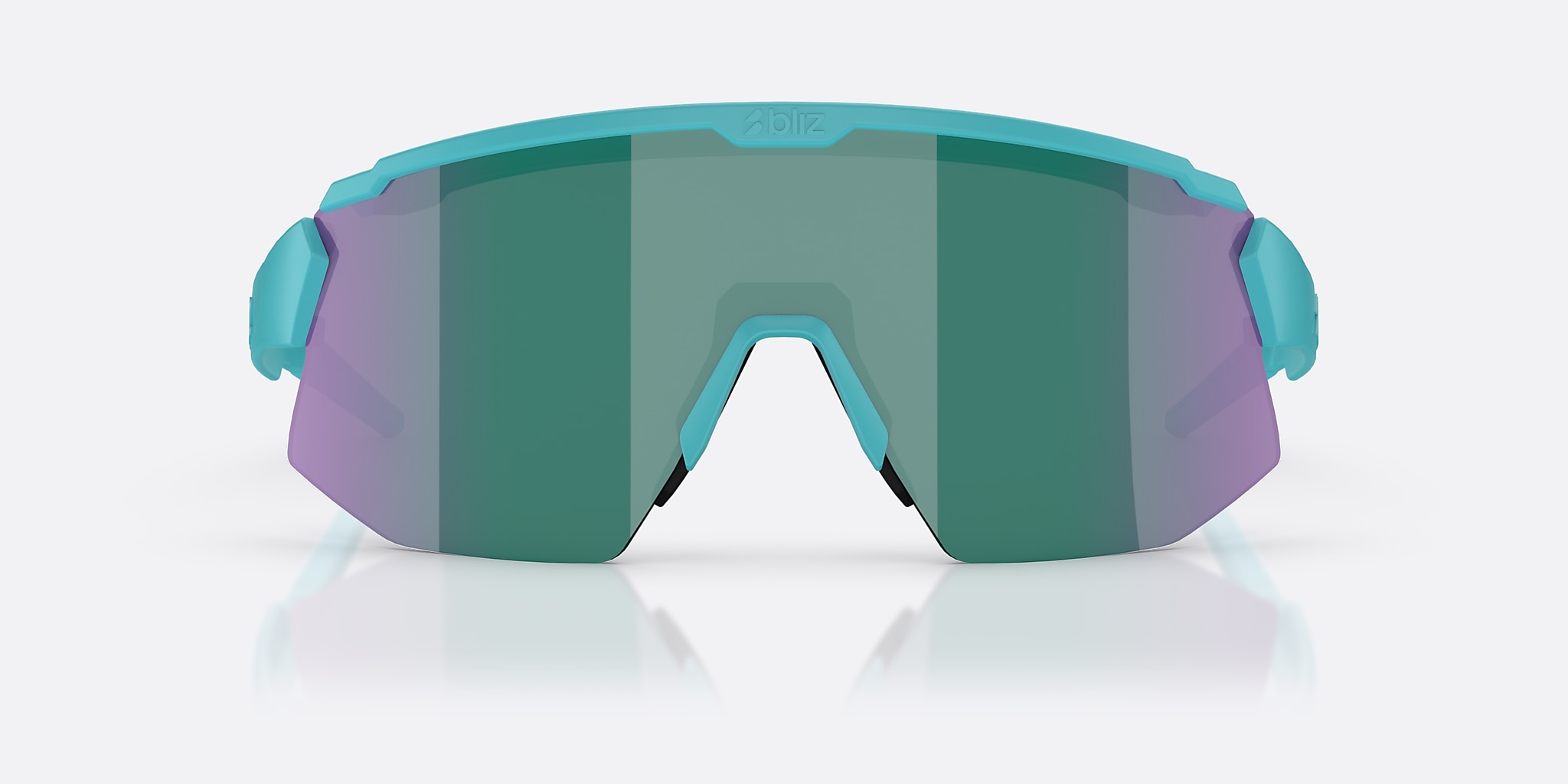 Sunglasses Bliz Breeze Small M (0-135) with Blue Green lens and Matte Turquoise frame Image 2 of 5 Sunglasses Bliz Breeze Small M (0-135) with Blue Green lens and Matte Turquoise frame Image 2 of 5