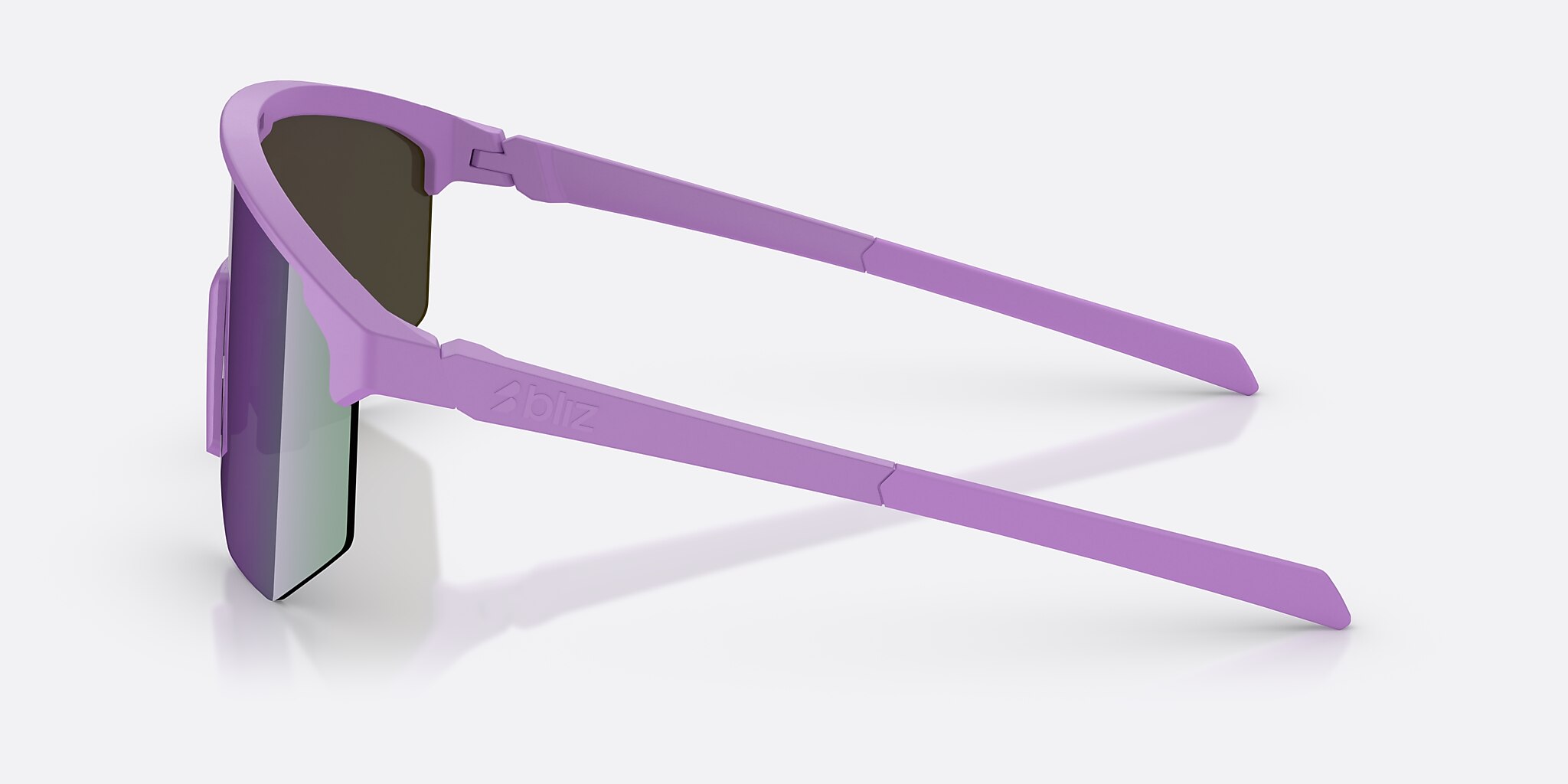 Sunglasses Bliz Hero Small L (0-129) with Purple lens and Matte Purple frame Image 3 of 5 Sunglasses Bliz Hero Small L (0-129) with Purple lens and Matte Purple frame Image 3 of 5