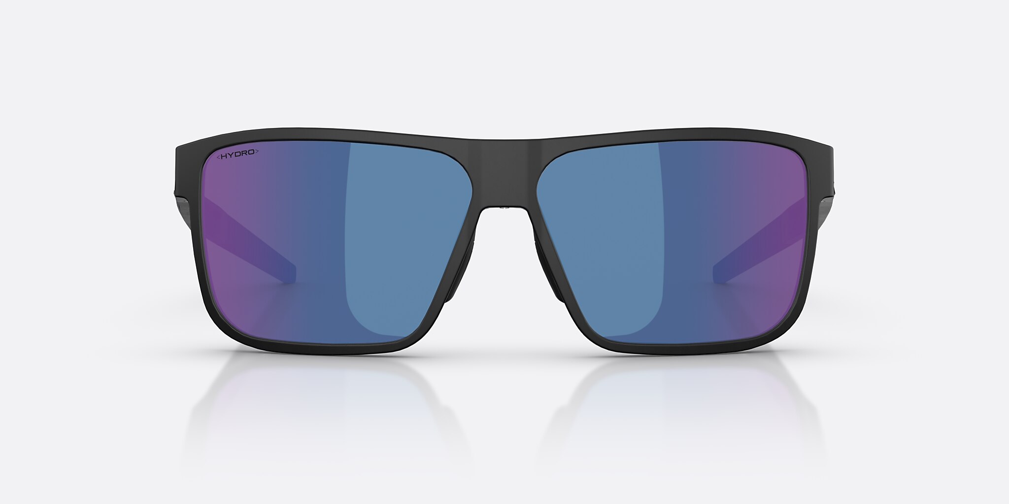 Sunglasses Bliz A008 L (61-12) with Smoke/Blue Multicolor lens and Matte Black frame Image 2 of 6