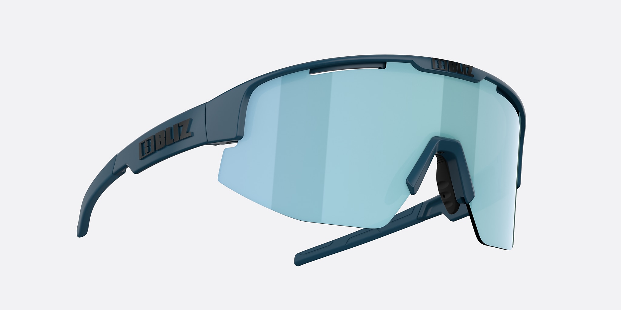 Sunglasses Bliz Matrix Small XXS (0-130) with Røg/Isblå spejl lens and Mat Blå frame Image 5 of 5 Sunglasses Bliz Matrix Small XXS (0-130) with Røg/Isblå spejl lens and Mat Blå frame Image 5 of 5