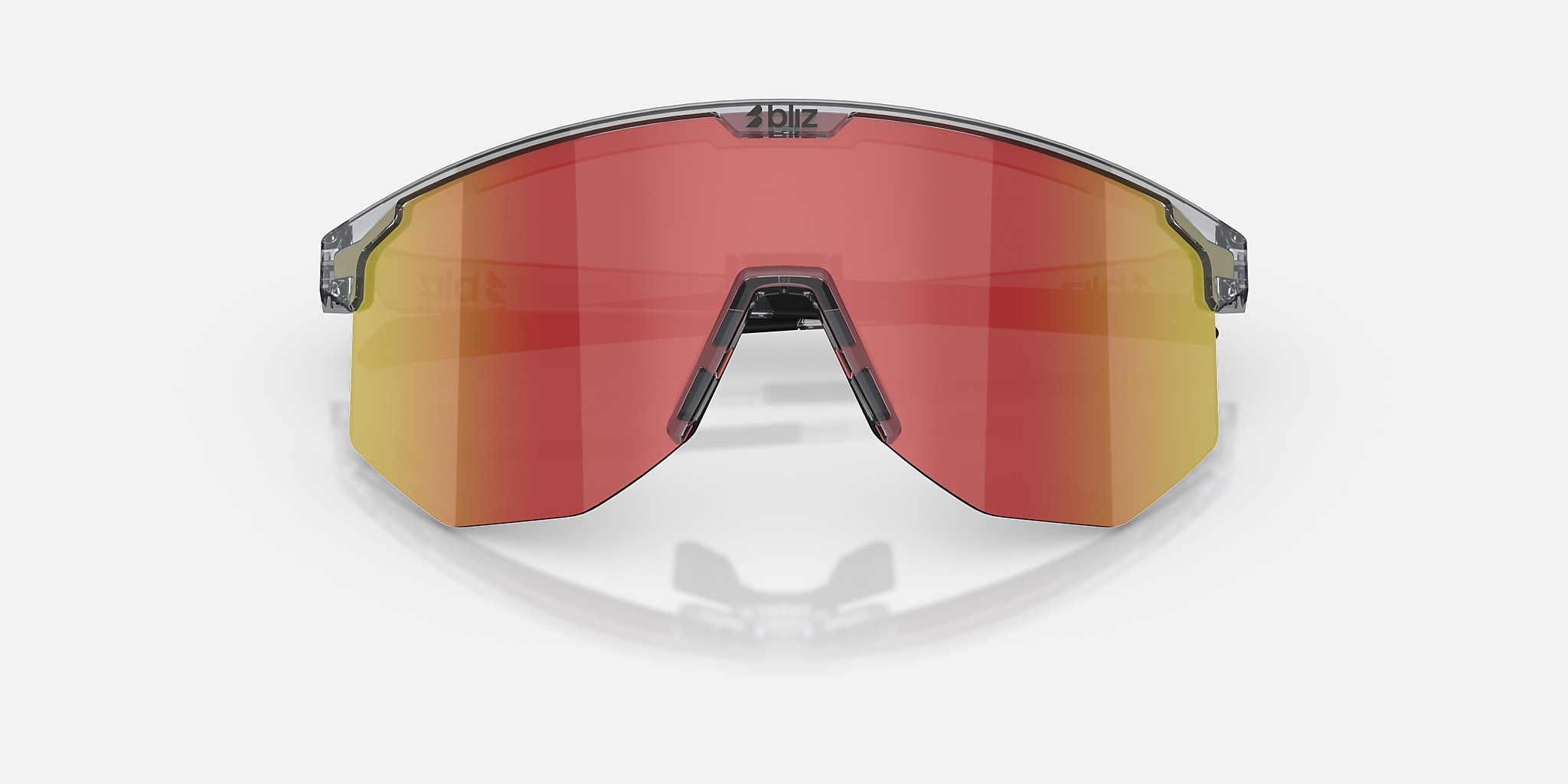 Sunglasses Bliz Hero XXL (0-142) with Brun röd lens and Transparent mörkgrå frame Image 5 of 6