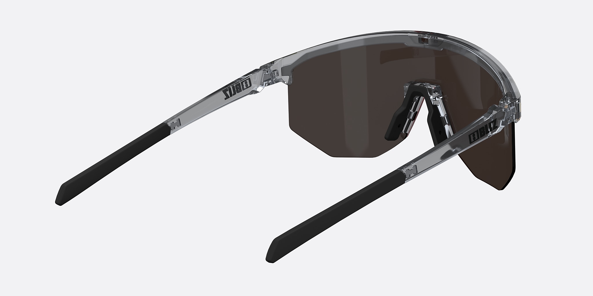 Sunglasses Bliz Hero XXL (0-142) with Brown Red lens and Transparent Dark Grey frame Image 4 of 5 Sunglasses Bliz Hero XXL (0-142) with Brown Red lens and Transparent Dark Grey frame Image 4 of 5