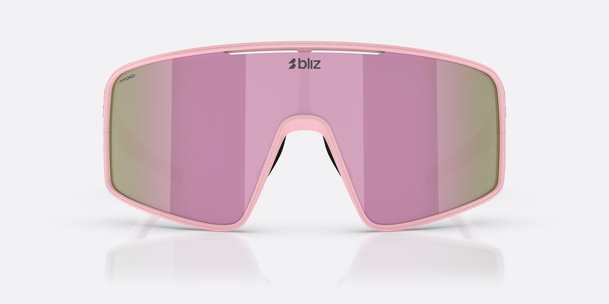 Sunglasses Bliz P001 XL (0-142) with Brown/Rose Multicolor lens and Matte Powder Pink frame Image 2 of 5 Sunglasses Bliz P001 XL (0-142) with Brown/Rose Multicolor lens and Matte Powder Pink frame Image 2 of 5