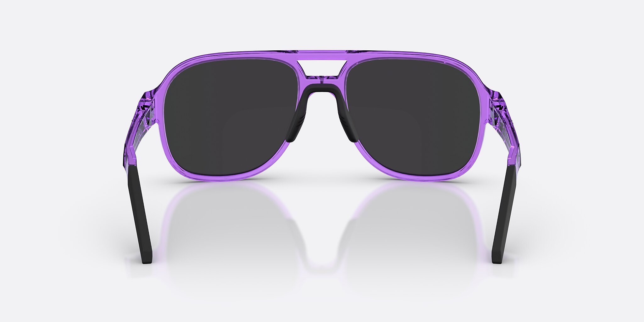 Sunglasses Bliz A006 XL (57-18) with Smoke/Purple Multicolor lens and Transparent Purple frame Image 4 of 6