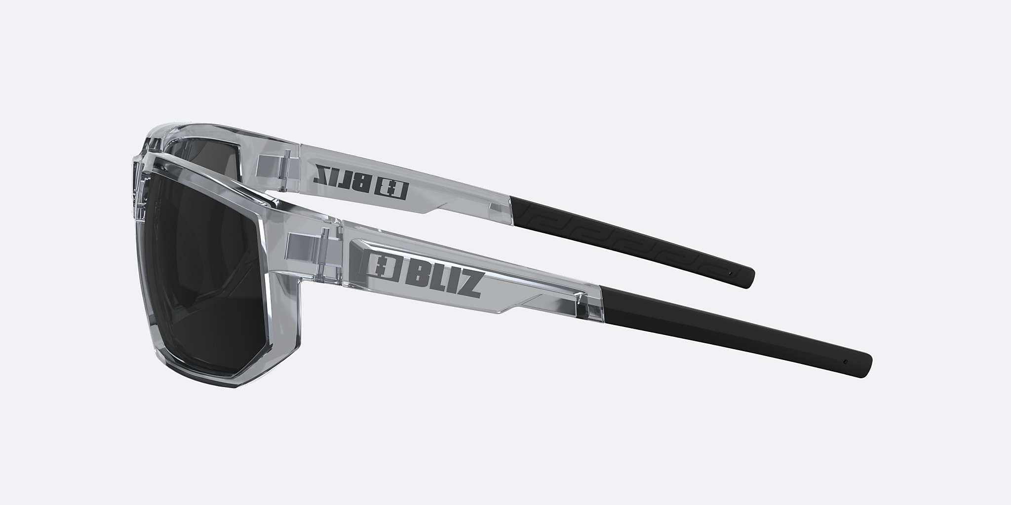 Sunglasses Bliz Arrow L (63-15) with Smoke lens and Transparent Grey frame Image 3 of 5 Sunglasses Bliz Arrow L (63-15) with Smoke lens and Transparent Grey frame Image 3 of 5