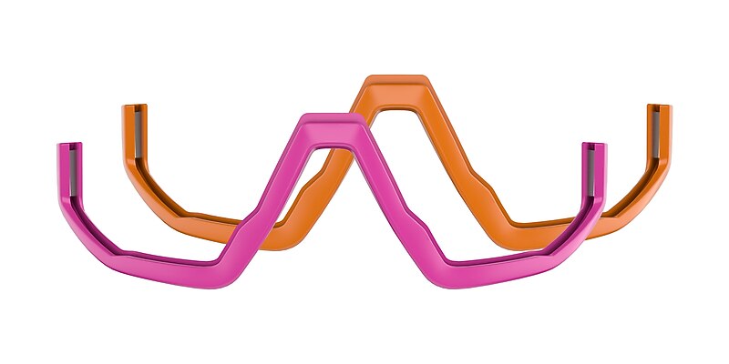 Eyewear Accessories Neon Pink/Neon Orange Bliz Fusion/Matrix Jawbone Image 1 of 1