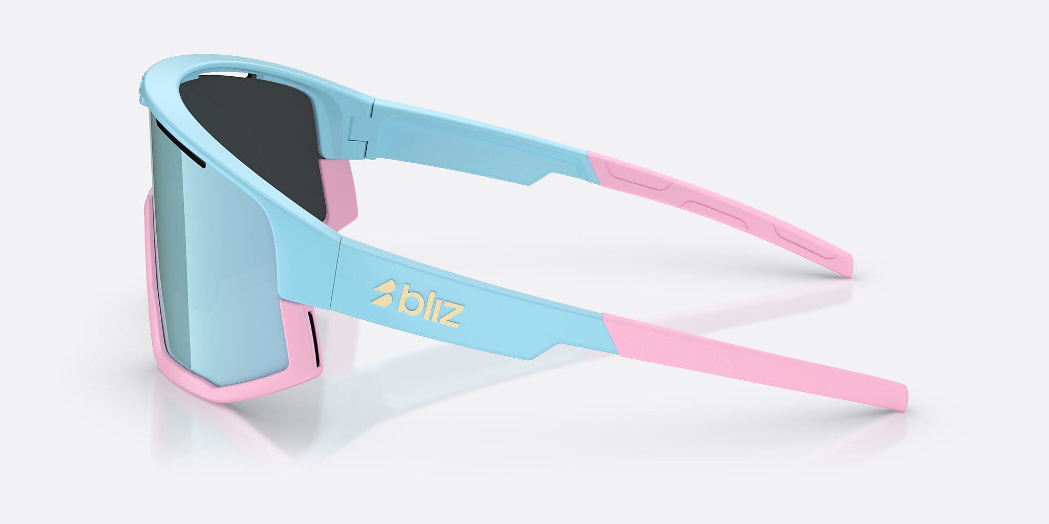 Sunglasses Bliz Fusion Small XXS (0-125) with Rök isblå lens and Pastellblå frame Image 3 of 6