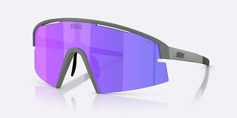 Sunglasses Bliz P006 XL (0-140) con Humo/morado multicolor lente y Gris Mate montura Imagen 1 de 7