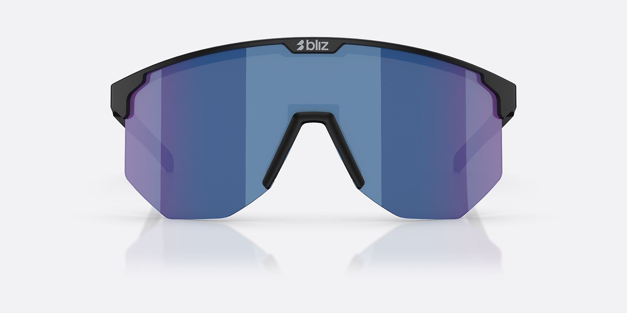 Sunglasses Bliz Hero XXL (0-142) with Brown Blue lens and Black frame Image 2 of 6
