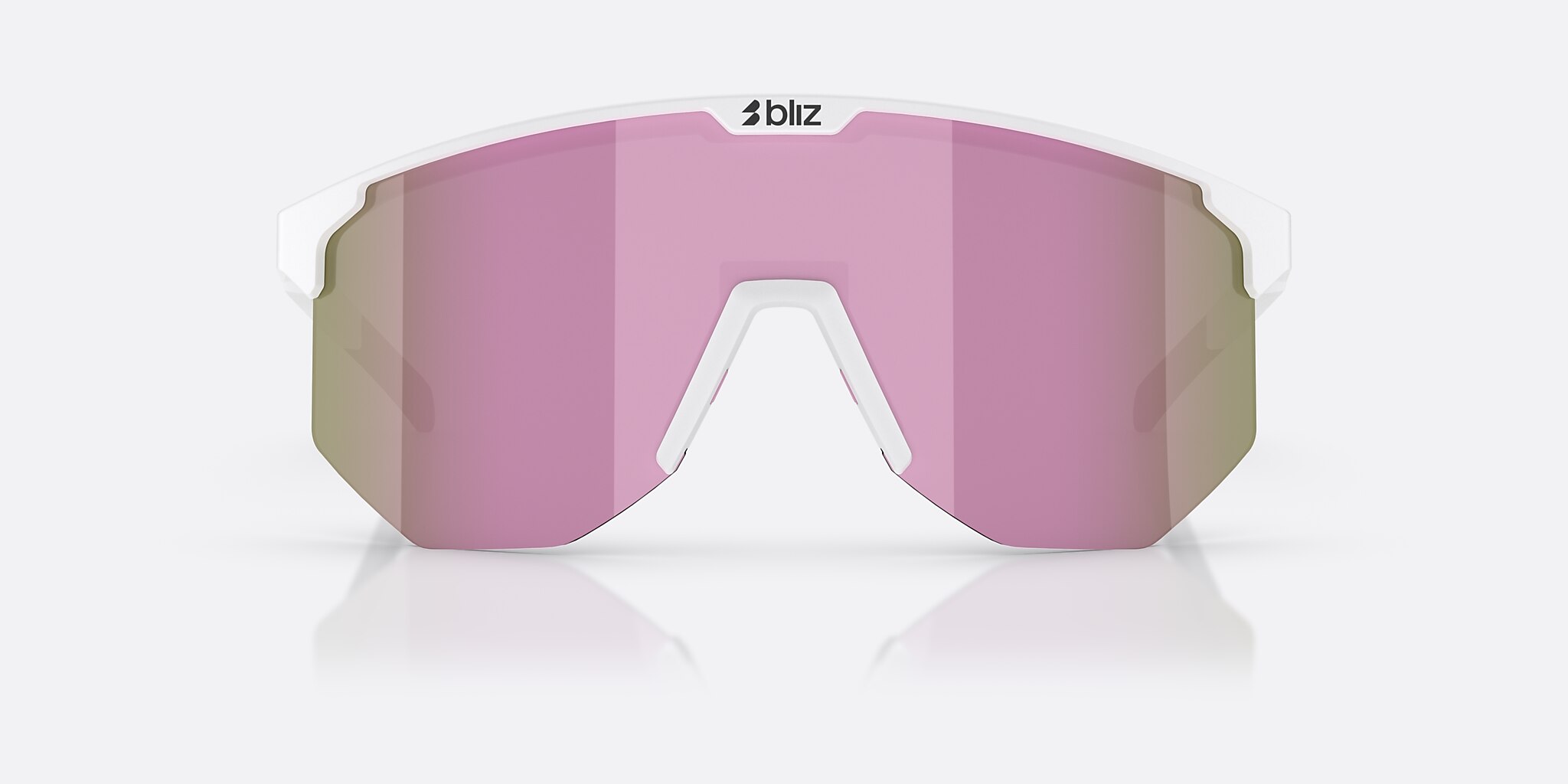 Sunglasses Bliz Hero XXL (0-142) with Brown Pink lens and White frame Image 2 of 6