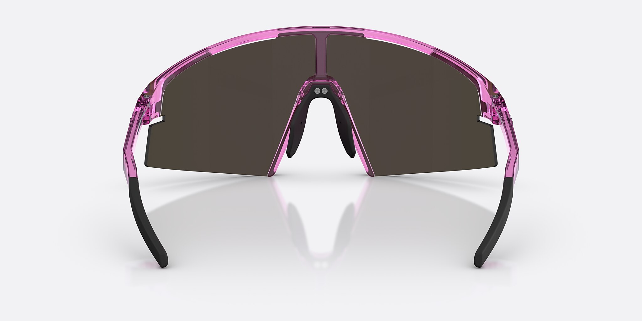 Sunglasses Bliz P006 L (0-136) with Brown/Rose Multicolor lens and Transparent Pink frame Image 4 of 7
