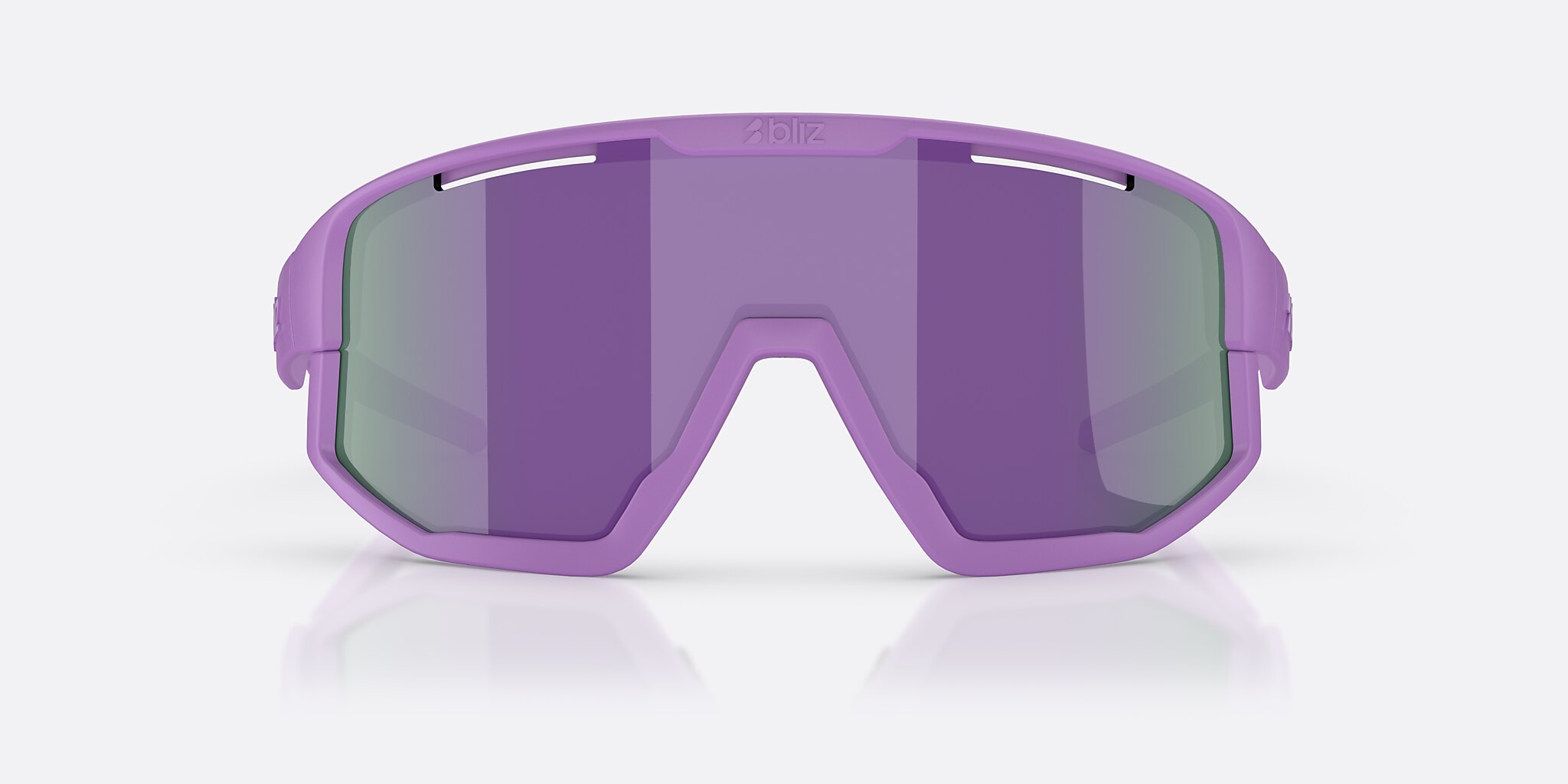 Sunglasses Bliz Fusion S (0-133) with Purple lens and Matte Purple frame Image 2 of 7