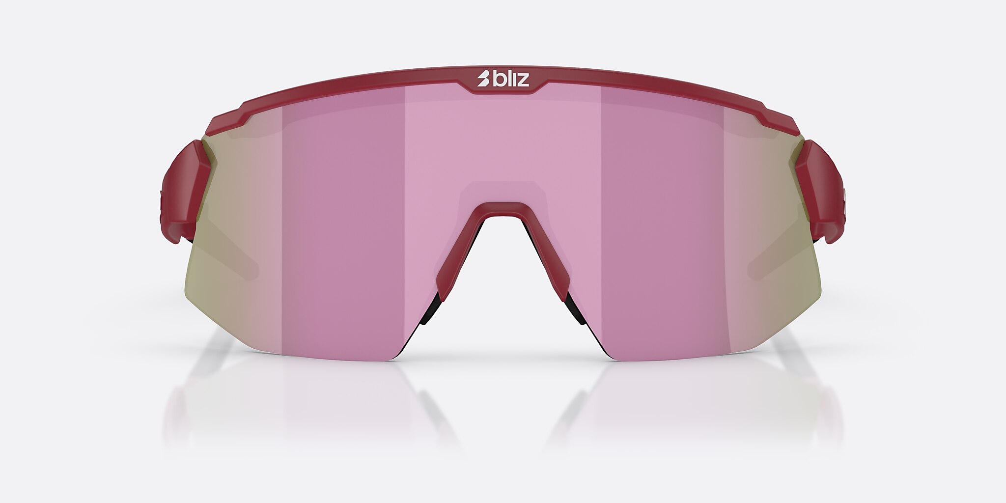 Sunglasses Bliz Breeze Small M (0-135) with Brown Rose lens and Burgundy frame Image 2 of 7
