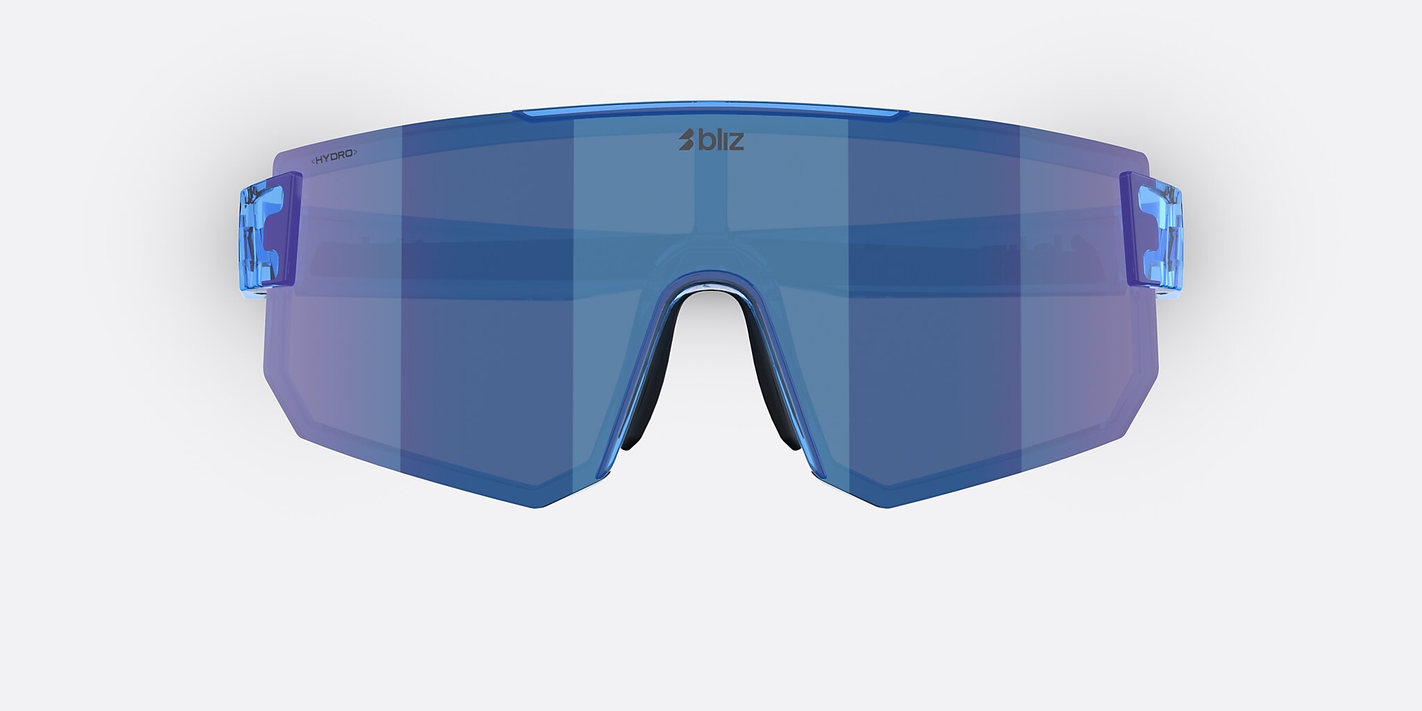Sunglasses Bliz P005 XXL (0-139) with Smoke/Blue Multicolor lens and Transparent Blue frame Image 5 of 7