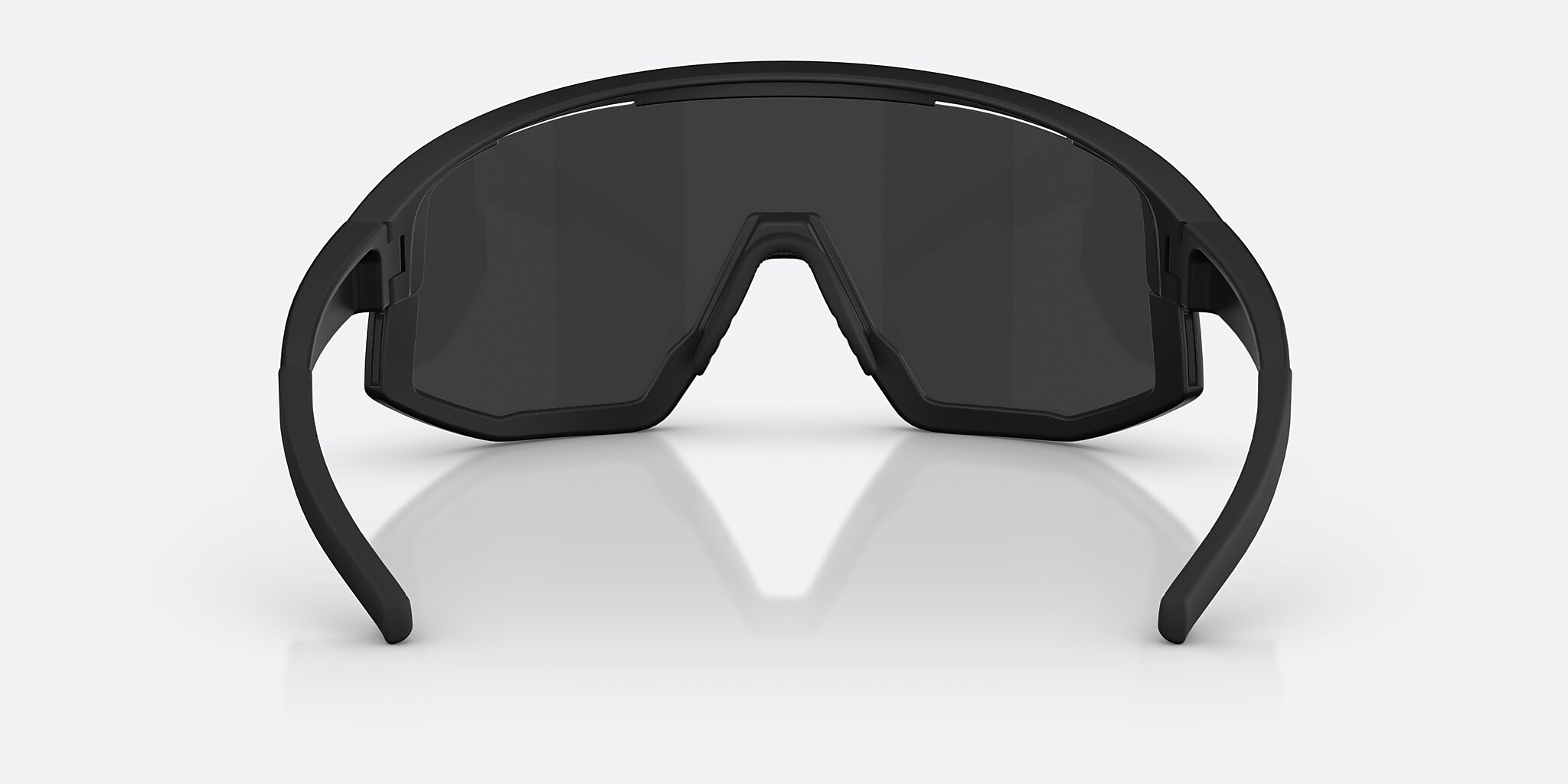 Sunglasses Bliz Fusion S (0-133) with Smoke/Silver Mirror lens and Matte Black frame Image 4 of 7