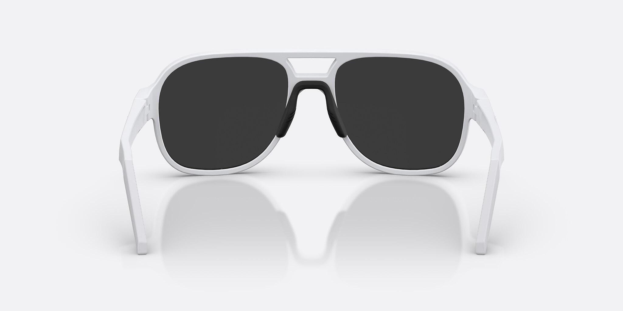 Sunglasses Bliz A006 XL (57-18) with Smoke lens and Matte White frame Image 4 of 7