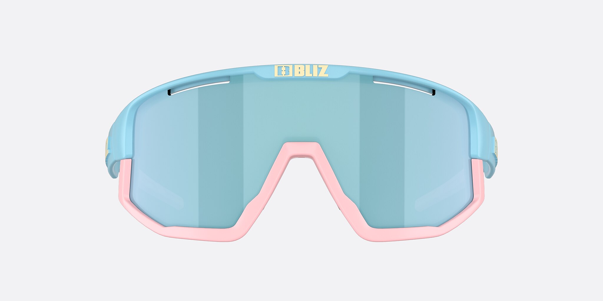 Sunglasses Bliz Fusion S (0-133) with Smoke Ice Blue lens and Pastel Blue frame Image 2 of 6