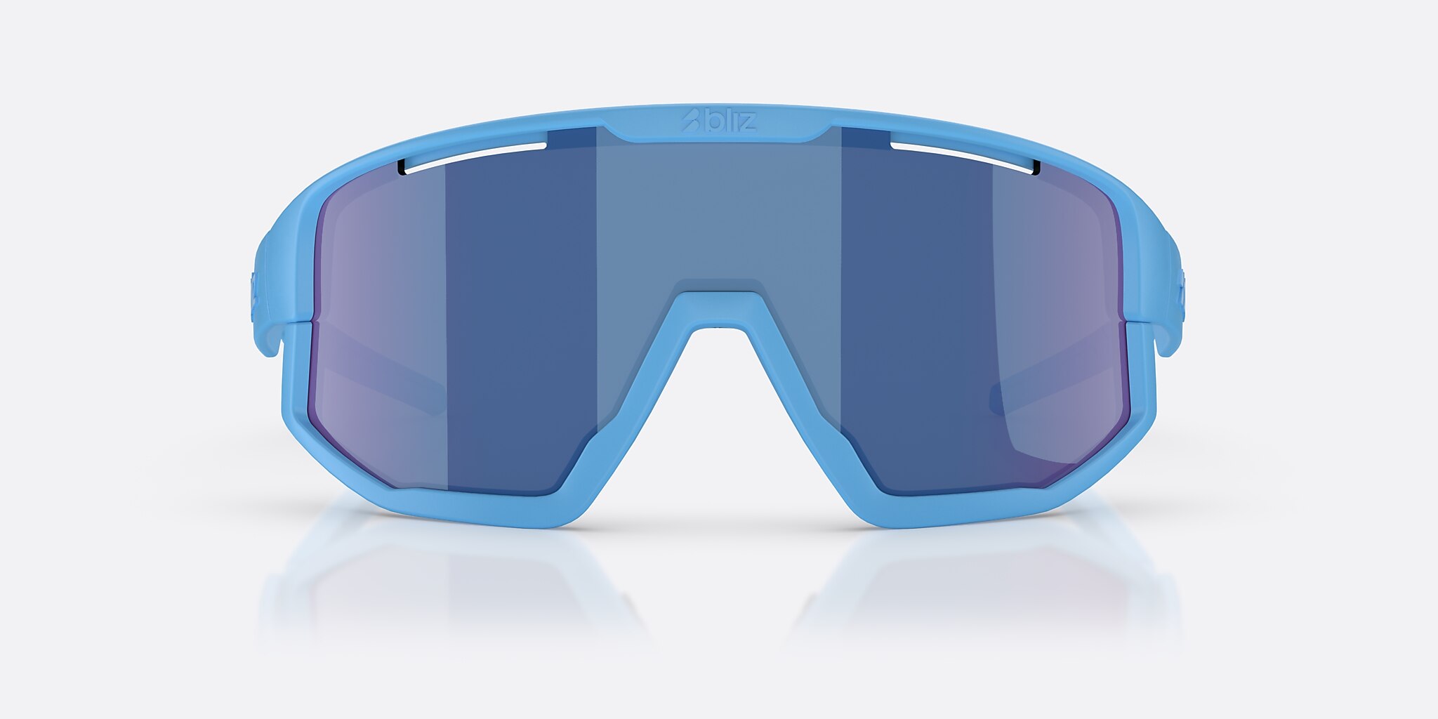 Sunglasses Bliz Vision L (0-137) with Blue lens and Matte Blue frame Image 2 of 6